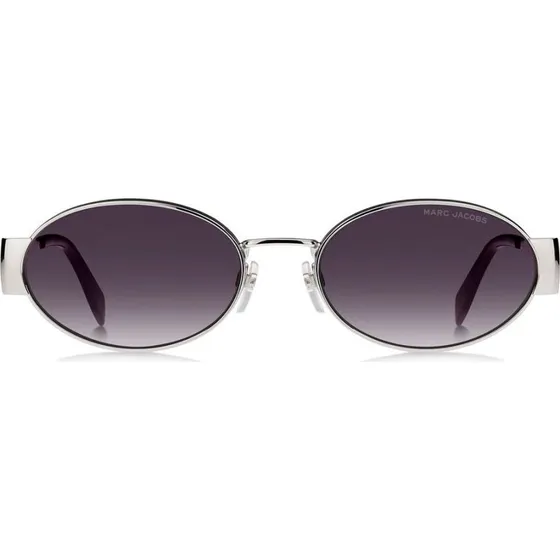 Marc Jacobs Marc 806/S Lunettes de Soleil Ovales Argentées et Violettes