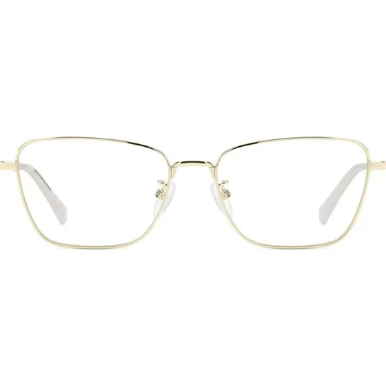 Polaroid PLD D581/G Lunettes de Vue Femme Œil de Chat Doré 56mm