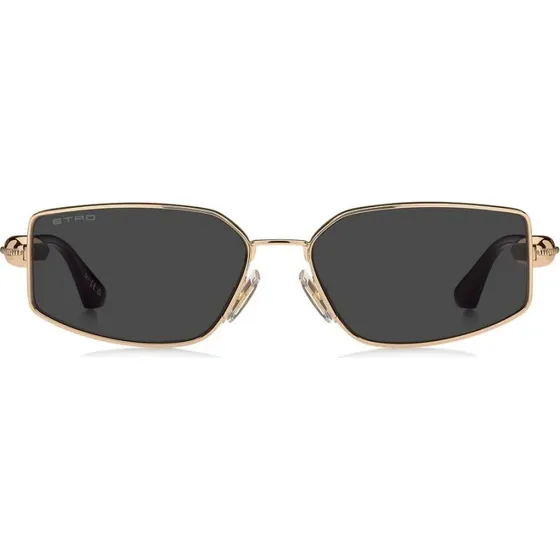 Etro 0137/S Lunettes de Soleil Femme - Monture Or Rose et Verres Gris