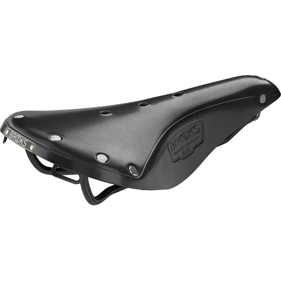 Brooks B17 Cuir Noir Rail Acier