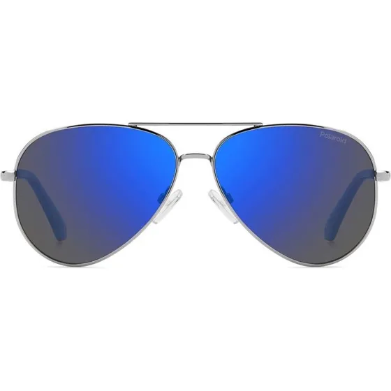 Polaroid PLD 8073/S Lunettes de Soleil Enfant Pilote Ruthénium Bleu