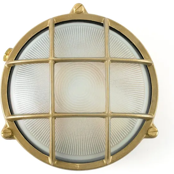 FARO BARCELONA Applique extérieure Noray en laiton doré