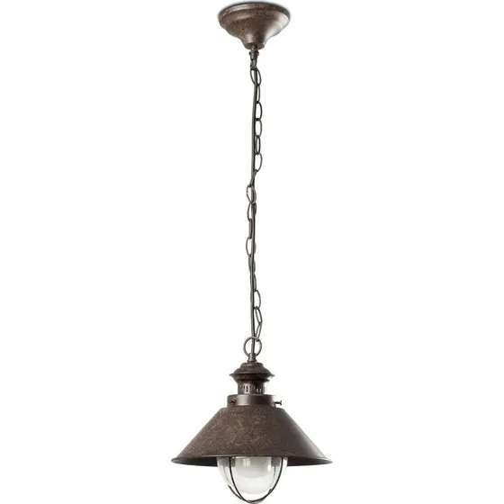 Faro Barcelona Suspension Nautica 26 cm - Style Antique Marron