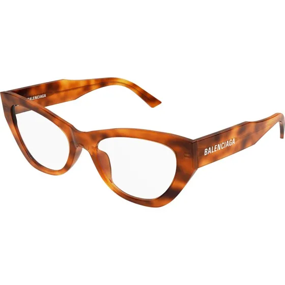 Balenciaga BB0449O 003 Montures Optiques Cat Eye Havana