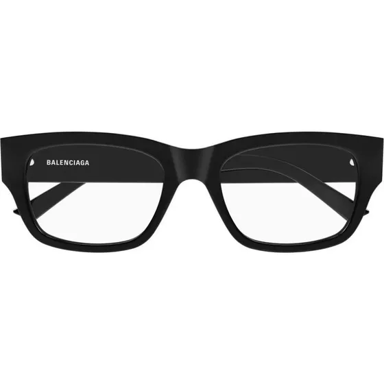 Balenciaga BB0450O Lunettes de Vue Carrées Noires 54mm