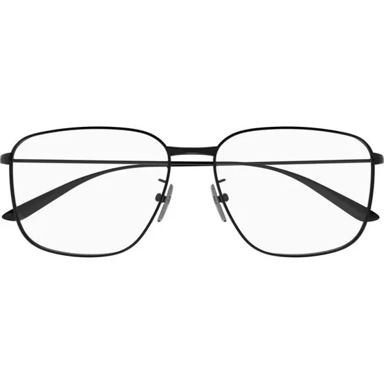 Balenciaga BB0452O Lunettes de Vue Homme Carrées Noires 59mm