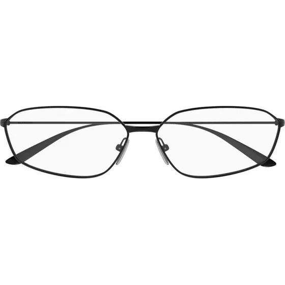 Balenciaga BB0453O Lunettes de Vue Géométriques Noires Unisexe