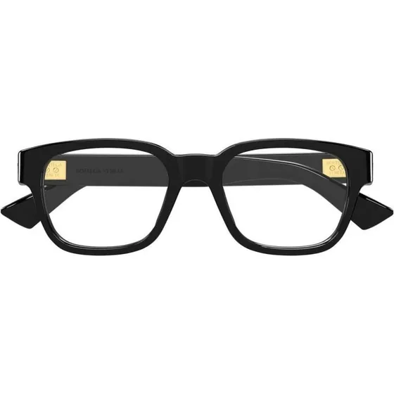 Bottega Veneta BV1403O Lunettes de Vue Carrées Noires 52mm