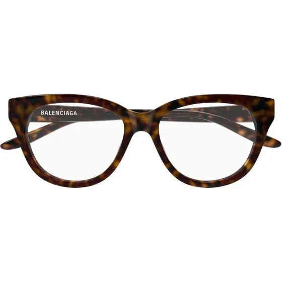 Balenciaga BB0441O Lunettes de Vue Papillon Havana 56mm