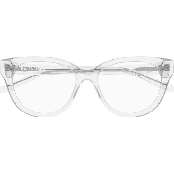 Balenciaga BB0441O Lunettes de Vue Papillon Transparent 56mm
