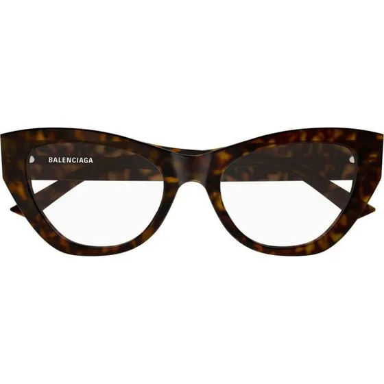 Balenciaga BB0449O Lunettes de Vue Femme Œil de Chat Havana 55mm
