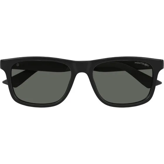Montblanc MB0432S Lunettes de Soleil Carrées Polarisées pour Homme