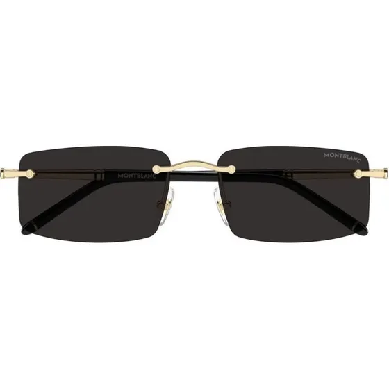 Montblanc MB0443S Lunettes de Soleil Homme Doré Rectangulaire