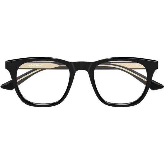 Montblanc MB0422O Lunettes de Vue Homme Carrées Noires 51mm