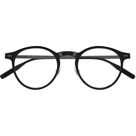 Montblanc MB0426O Lunettes de Vue Rondes Noires 48mm
