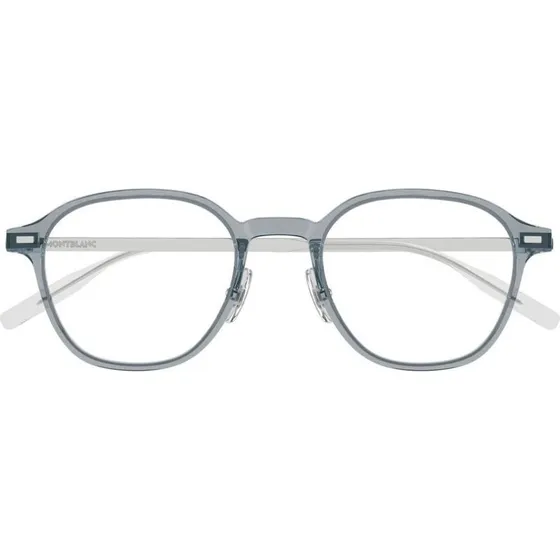Montblanc MB0427O Lunettes de Vue Homme Rondes Grises 50mm