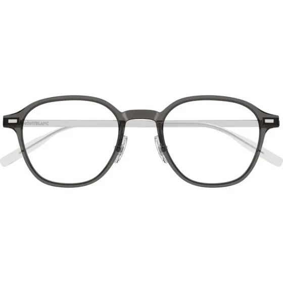 Montblanc MB0427O Lunettes de Vue Homme Rondes Grises 50mm