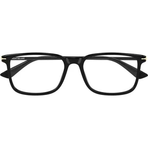 Montblanc MB0437O Lunettes de Vue Rectangulaires Noires 54mm