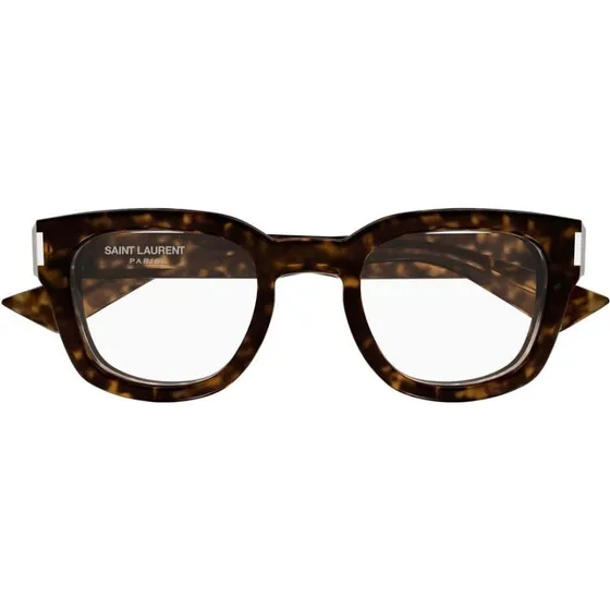 Saint Laurent SL 838 Opt Lunettes de Vue Carrées Havane 48mm