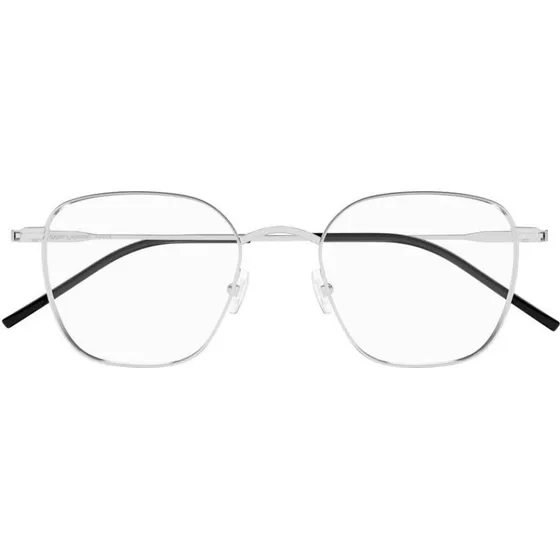 Saint Laurent SL 852 Lunettes de Vue Géométriques Argentées 50mm
