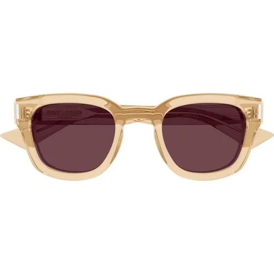 Saint Laurent SL 838 Lunettes de Soleil Pantos Rose et Rouge