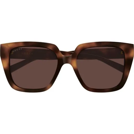 Gucci GG2102S Lunettes de Soleil Papillon Havane Marron 54mm