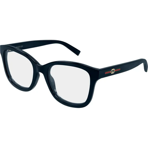 Gucci GG2104O 004 Lunettes de Vue Carrées Bleu Transparent