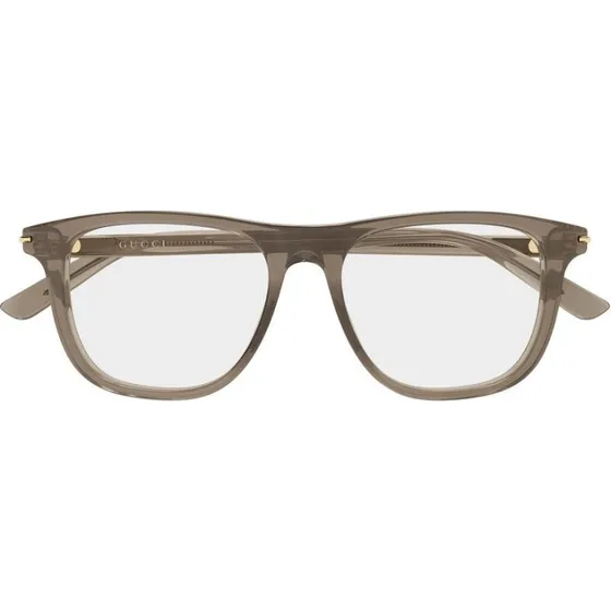 Gucci GG2130O Lunettes de Vue Homme Carrées Marron 53mm