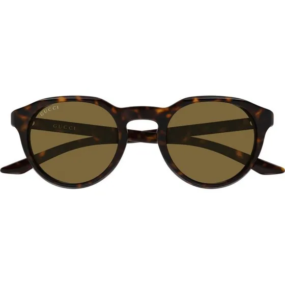 Gucci GG2079S Lunettes de Soleil Homme Rondes Havana Marron 48mm
