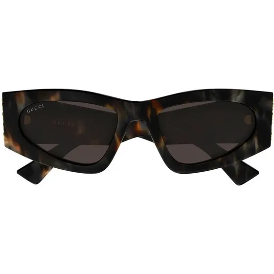 Gucci GG2040S Lunettes de Soleil Oeil de Chat Havana Gris 54mm