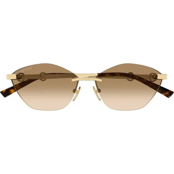 Gucci GG2050S-004 Lunettes de Soleil Cat Eye Femme Dorées