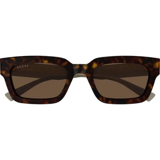 Gucci GG2069S Lunettes de Soleil Homme Carrées Havana Marron