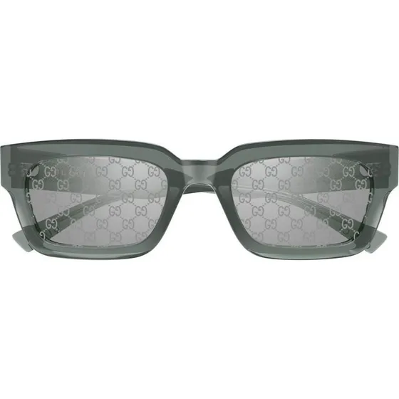 Gucci GG2069S Lunettes de Soleil Carrées Homme - Gris Argent