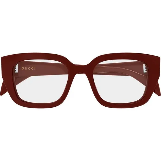 Gucci GG2021O Lunettes de Vue Femme Œil de Chat Rouge