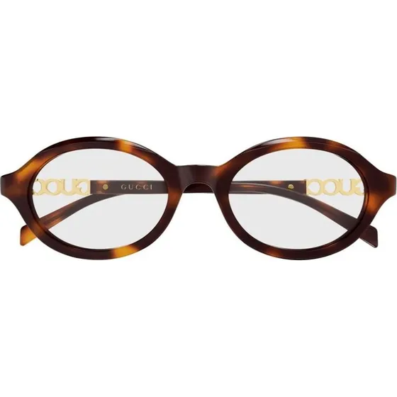 Gucci GG2153O Lunettes de Vue Rondes Havane 51mm
