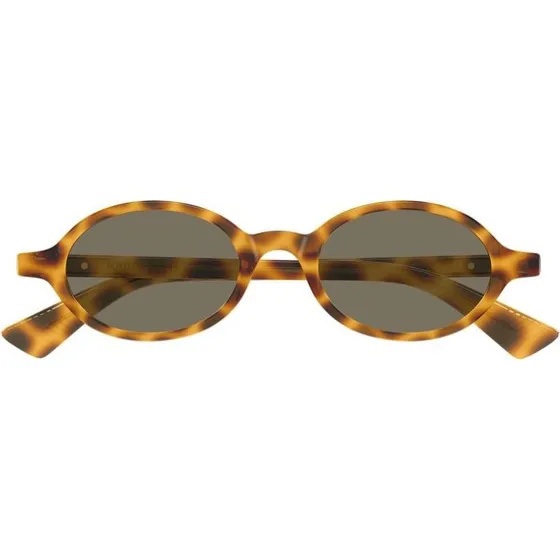 Bottega Veneta BV1388S Lunettes de Soleil Rondes Havane 47mm