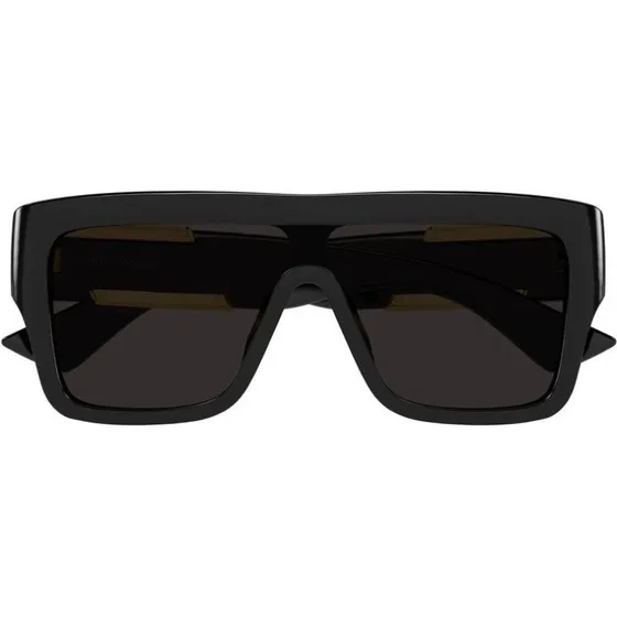 Bottega Veneta BV1451S Lunettes de Soleil Géométriques Noires et Grises