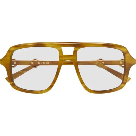 Gucci GG2052S Lunettes de Soleil Pilote Havane pour Femme
