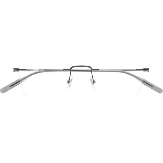 Montblanc MB0471O Lunettes de Vue Homme Rondes Ruthénium 50mm