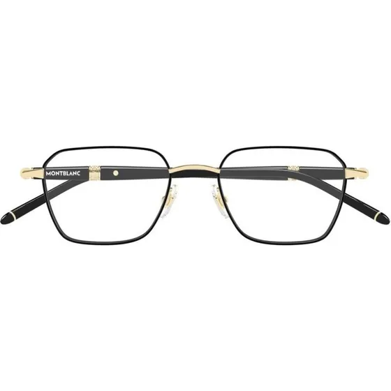 Montblanc MB0485O Lunettes de Vue Homme Carrées Noires 51mm