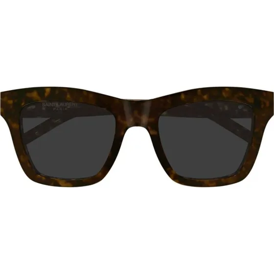 Saint Laurent SL M156 Lunettes de Soleil Oeil de Chat Havana Gris