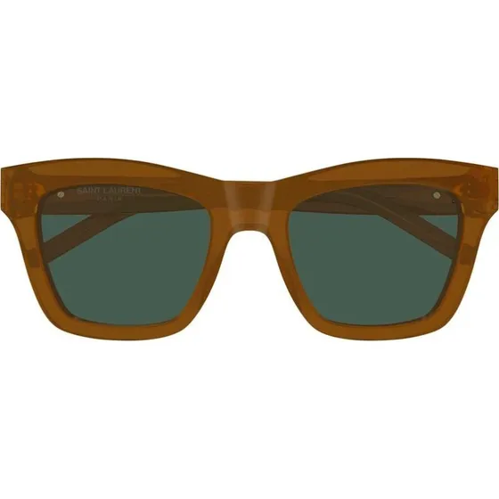 Saint Laurent SL M156 Lunettes de Soleil Cat Eye Marron et Vert