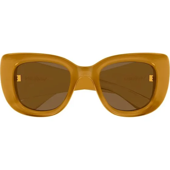 Saint Laurent SL 903 Howl Lunettes de Soleil Oeil de Chat Jaune Marron