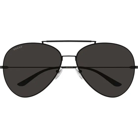 Gucci GG2172S Lunettes de Soleil Pilote Ruthenium pour Homme