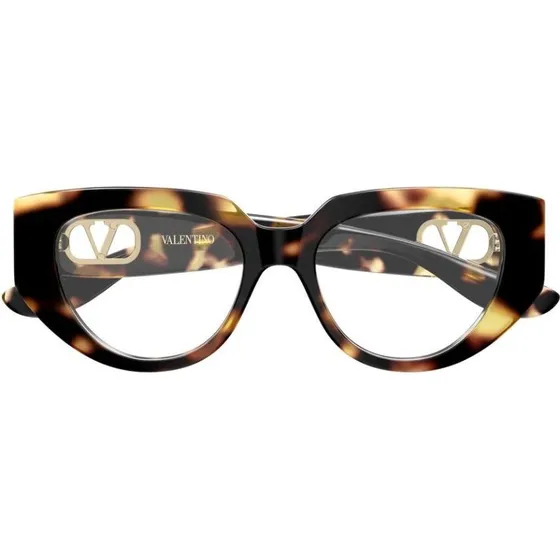Valentino VG0004O Lunettes de Vue Femme Œil de Chat Havana 52mm