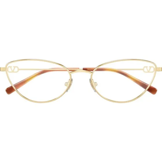Valentino VG0029O Lunettes de Vue Femme Œil-de-Chat Dorées 56mm