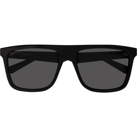 Gucci GG2182S Lunettes de Soleil Carrées Noires et Grises