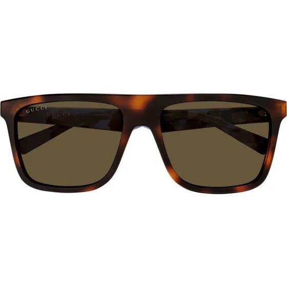 Gucci GG2182S Lunettes de Soleil Homme Carrées Havana Marron
