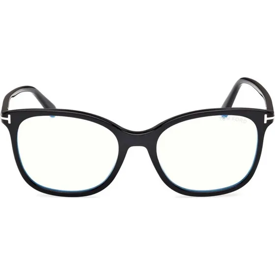 Tom Ford FT6089-B Lunettes de Vue Géométriques Blue Block Noir