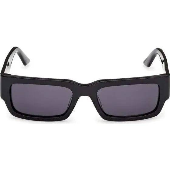 GCDS Lunettes de Soleil Unisexe GD0068 Rectangulaires Noires